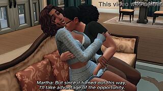 现场#4 视频: A seductive babysitter convinces a lonely father t...