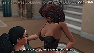 现场#9 视频: A seductive babysitter convinces a lonely father t...